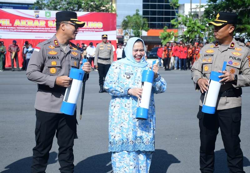 Satkamling Diaktifkan, Bupati Kasmarni Dukung Penuh Upaya Kepolisian Jaga Kamtibmas