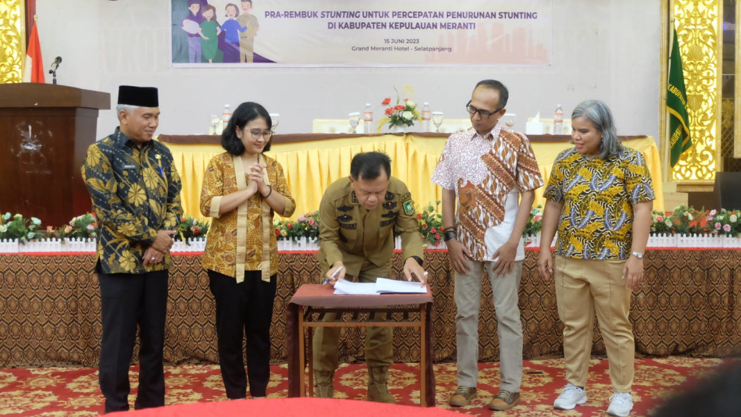 Plt. Bupati H. Asmar Buka Lokakarya Pra-Rembuk Stunting Kabupaten Kepulauan Meranti Tahun 2023