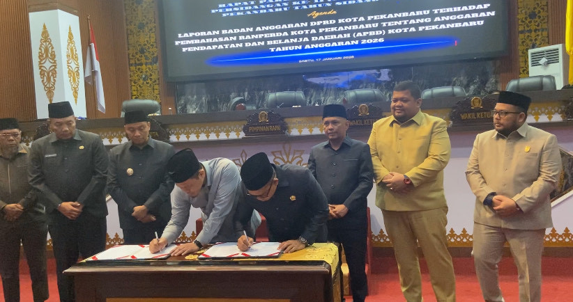 DPRD Sahkan APBD Pekanbaru 2026, Ini Rincian Anggaran di Setiap OPD