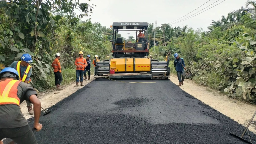 Giliran Jalan Sukamaju Diaspal, Wako Agung: Satu Persatu Akan Dituntaskan Perbaikannya