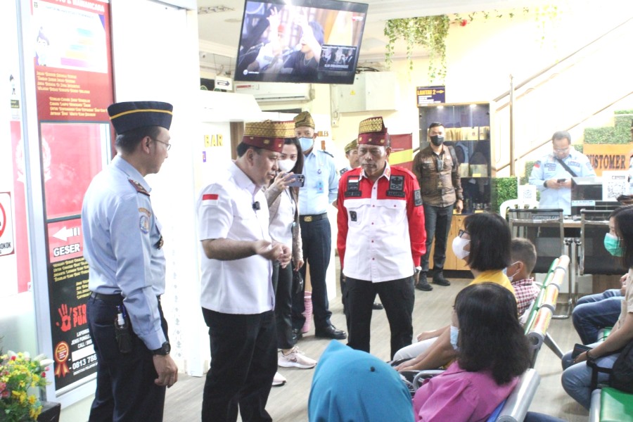 Staf Khusus Menkumham Fajar BS Lase Berkunjung ke Kanim Bengkalis