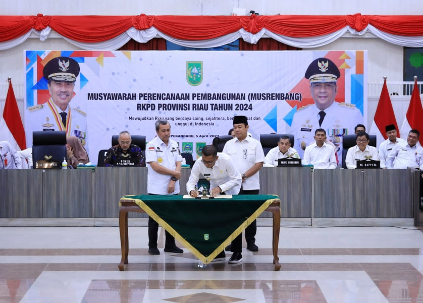 Ikut Musrenbang Provinsi Riau, Bupati Minta Gubernur Syamsuar Tuntaskan Jalan Alai-Mengkikip