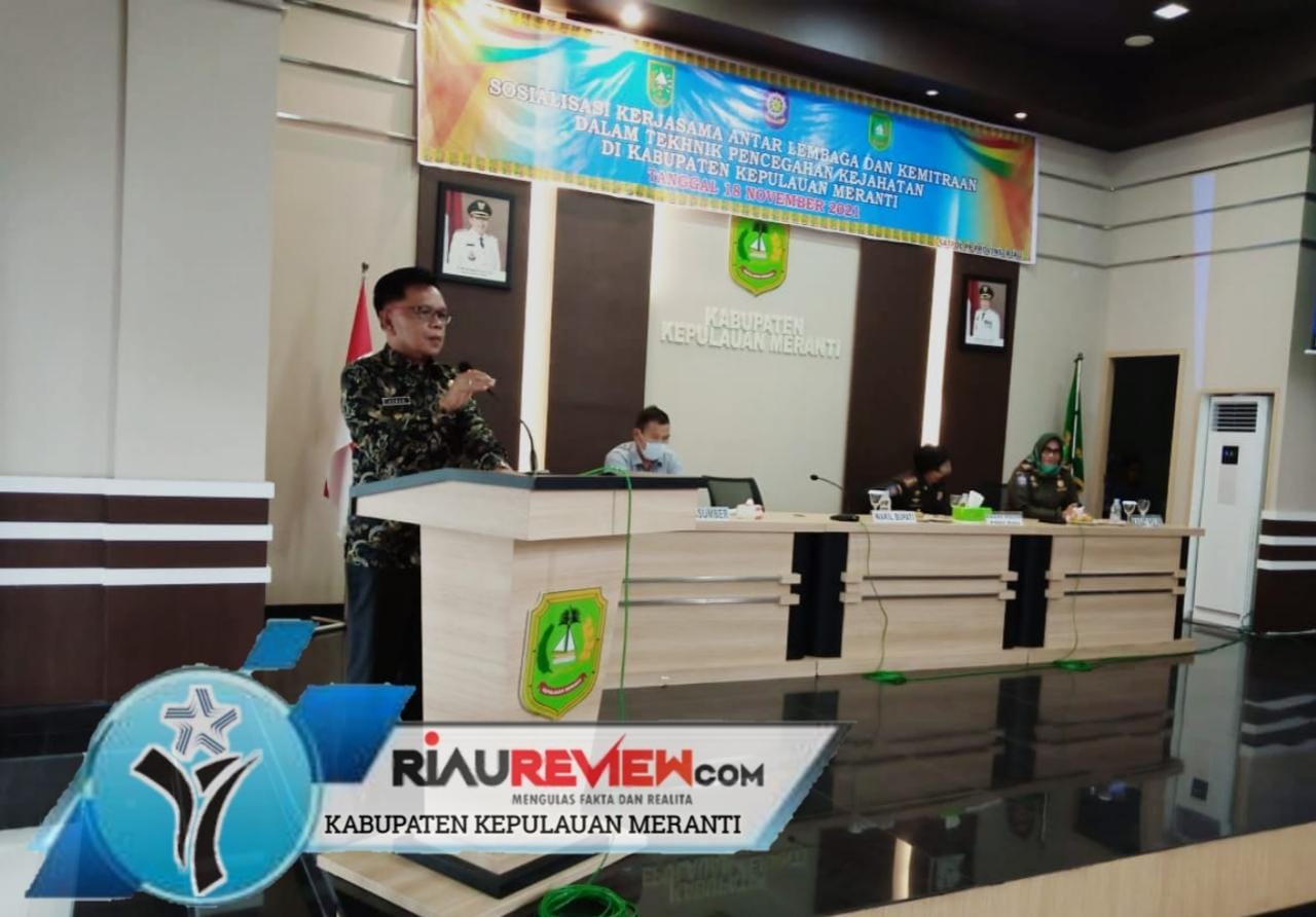 Wabup Meranti Buka Acara Sosialisasi Satpol PP