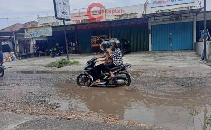 Overlay Jalan Rusak di Pekanbaru Tak Bisa Dilakukan Awal Tahun