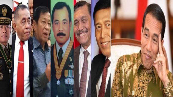 11 Jenderal di Lingkungan Jokowi