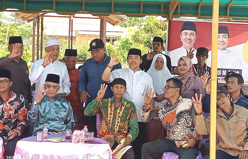 Cawagub Mawardi Muhammad Saleh Kampanye Perdana di Pulau Bengkalis