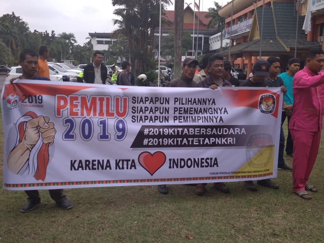 FP2RB: Dukung Pilpres dan Pileg 2019 yang Damai di Prov. Riau