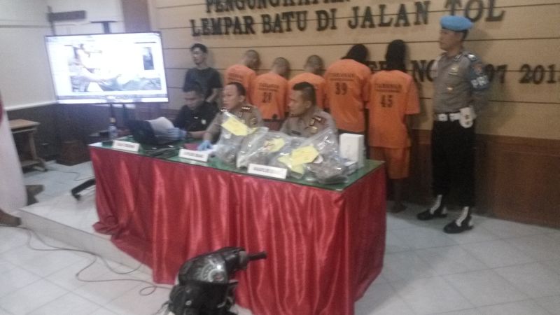 WS Otak Pelemparan Batu di Tol Tangerang Sudah 2 Kali Beraksi