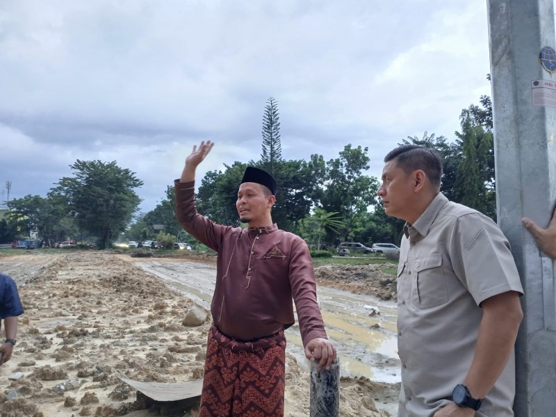 Penataan Simpang Sebidang Arifin Ahmad Pekanbaru Dikebut