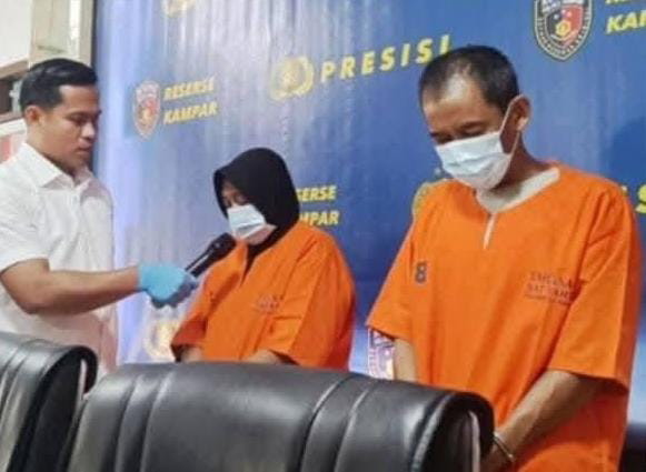 Ibu di Kampar Kiri Tega Layani Suami Sambung Bersama Putrinya
