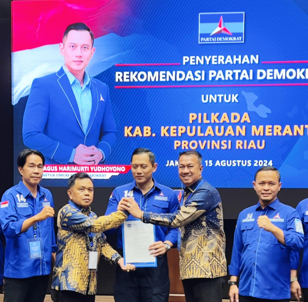 Asmar dan Muzamil Raih Dukungan Partai Demokrat untuk Pilkada Kepulauan Meranti 2024