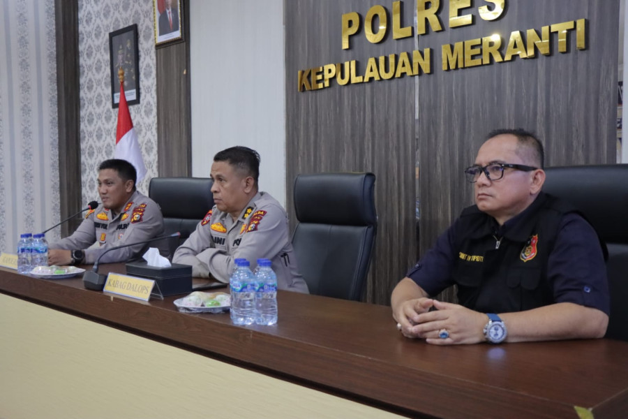 Polres Meranti dapat Asistensi dan Supervisi Penanggulangan Bencana Karhutla dari Polda Riau