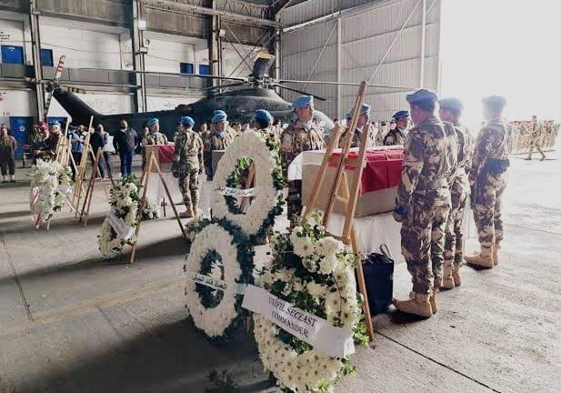 Jenazah Tiga Prajurit TNI Gugur di Lebanon Tiba di Bandara Soekarno-Hatta