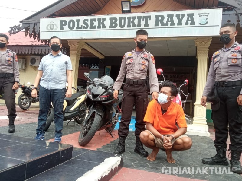 Beraksi di 5 TKP, Pencuri Spesialis Rumah Kosong di Pekanbaru Diringkus Polisi