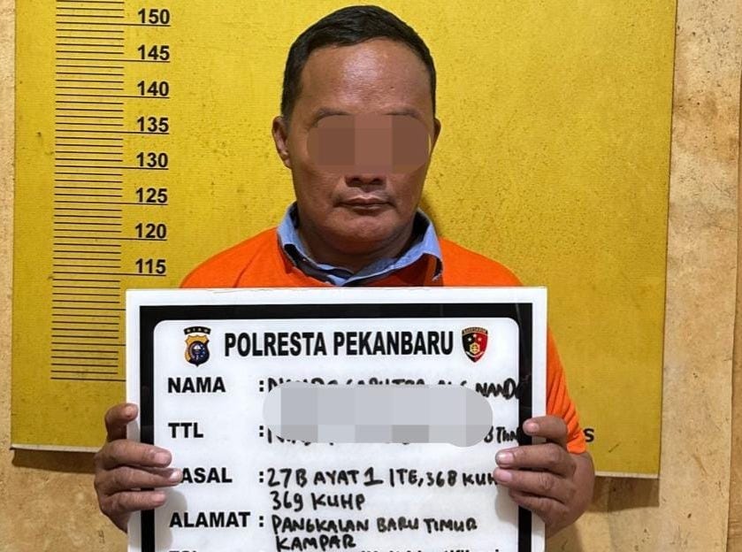 Wartawan Gadungan Ditangkap Setelah Memeras Anggota TNI di Pekanbaru