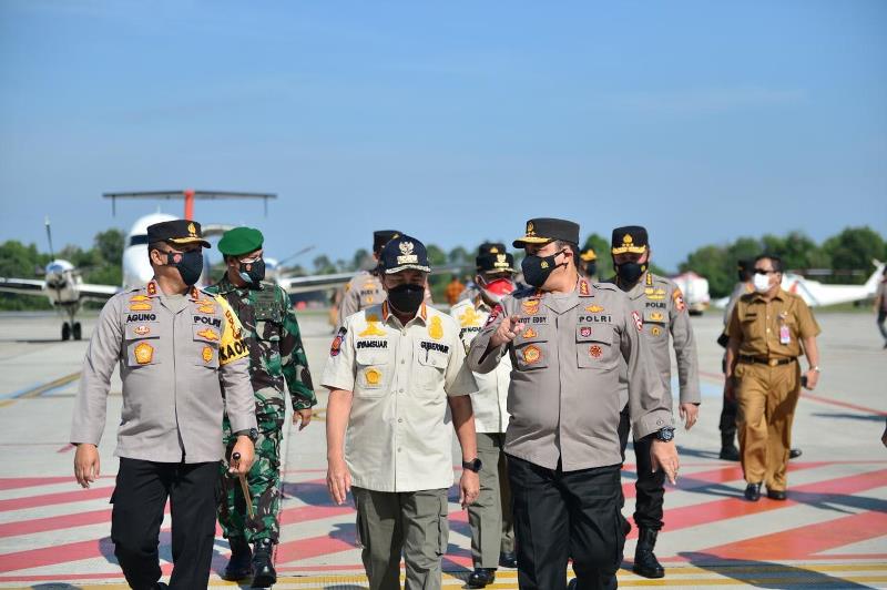 Atensi Penanganan Covid-19, Wakapolri Lakukan Kunjungan Kerja Ke Riau