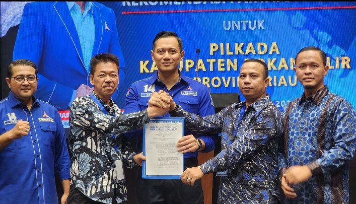 Resmi Usung Afrizal Sintong - Setiawan di Pilkada Rohil 2024, Demokrat Siap Pasang Badan