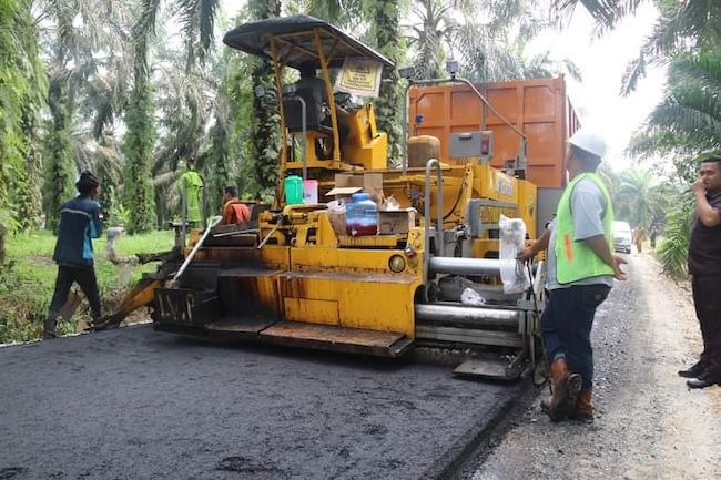 Bersumber dari DBH Sawit, Pemko Pekanbaru Bangun Dua Jalan Baru di Rumbai Barat