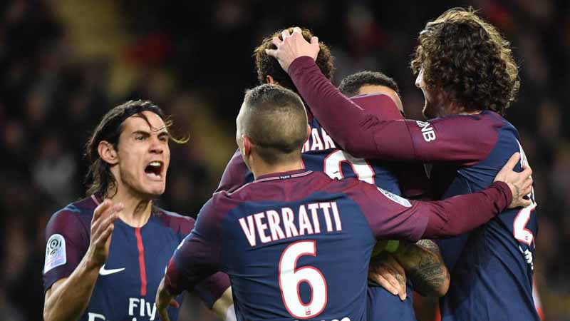 Kalahkan Monaco 7-1, PSG Kunci Gelar Juara Ligue 1