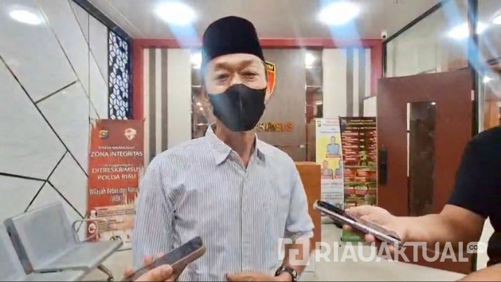 Dugaan Korupsi Proyek Infrastruktur, Mantan Bupati Rohil Afrizal Sintong Diperiksa Polda Riau