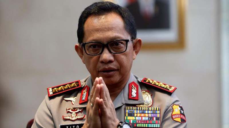 Kapolri: Laporan Kapusdokes Enam Orang Meninggal Saat Aksi
