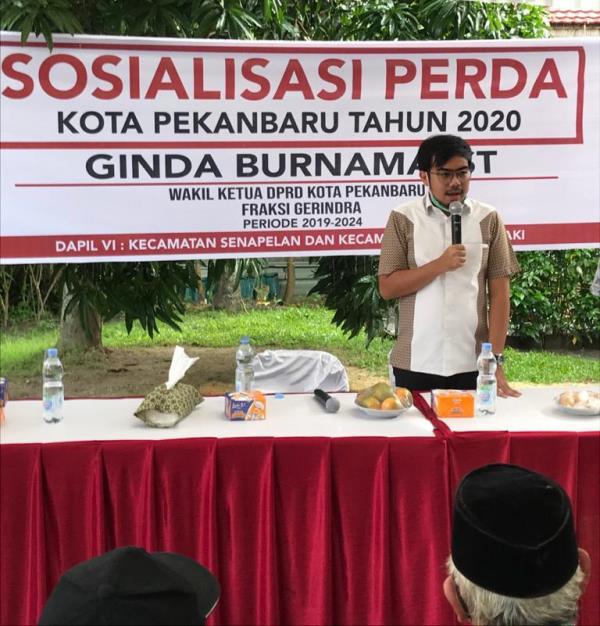 Sukses Gelar Sosper di Payung Sekaki dan Senapelan, Ini Harapan Wakil Ketua DPRD Ginda