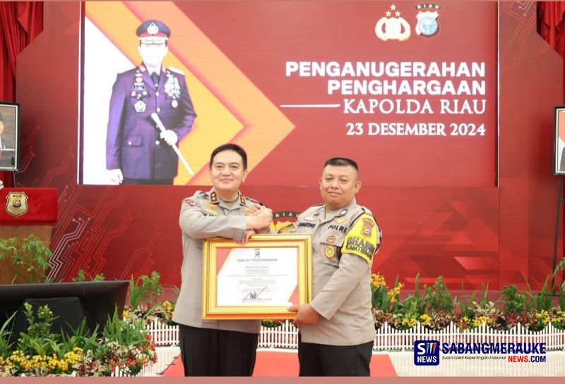 Ungkap Kasus Sabu 47 Kg di Tepian Sungai Rokan,   Bhabinkamtibmas  Dapat Penghargaan Kapolda