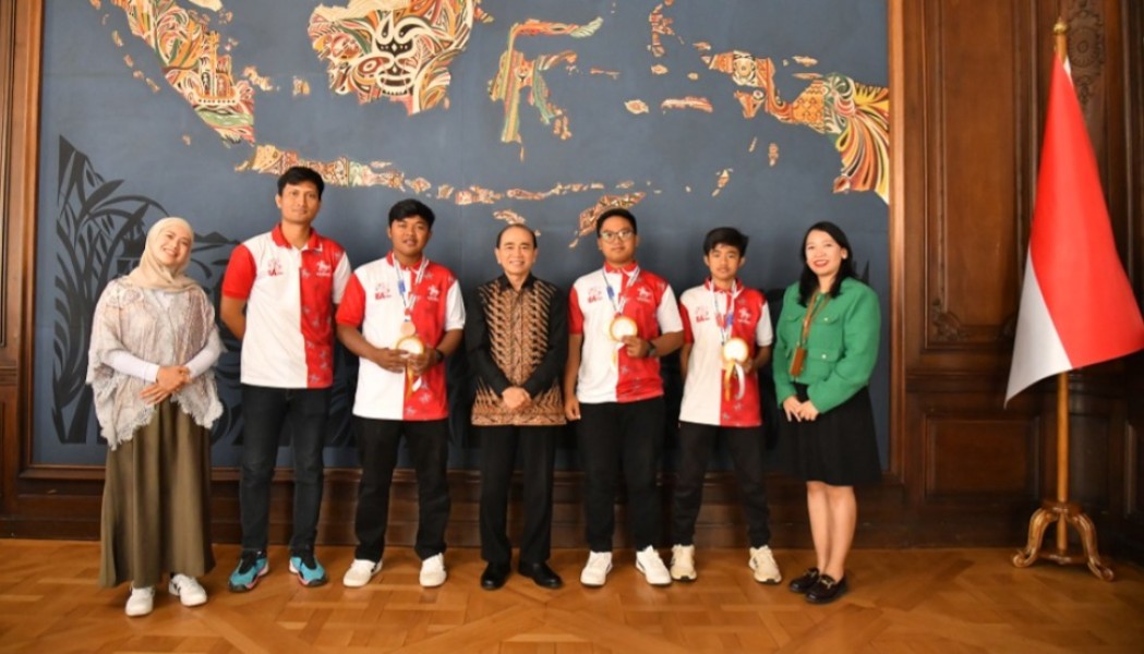 Diasuh Mahasiswa Unilak, Empat Atlet Indonesia Sukses Harumkan Nama Bangsa di Prancis