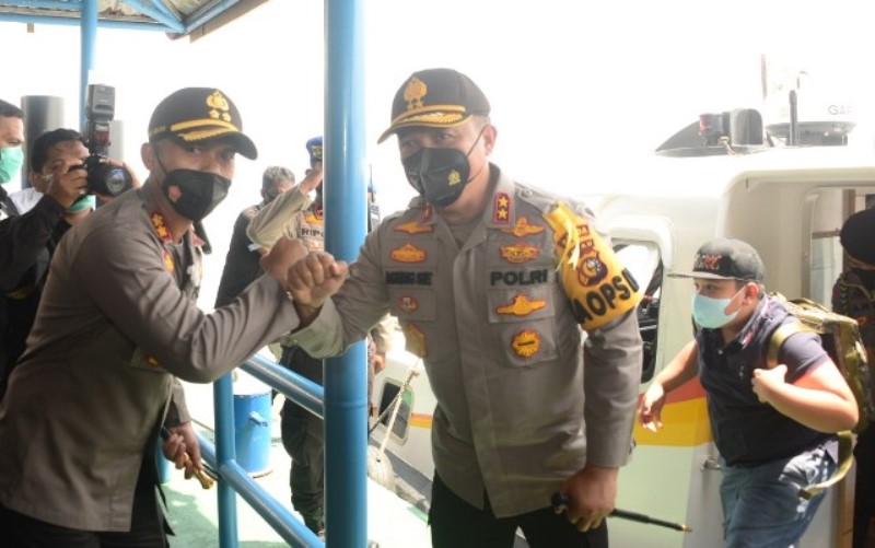Kunker Kapolda Riau ke Bengkalis