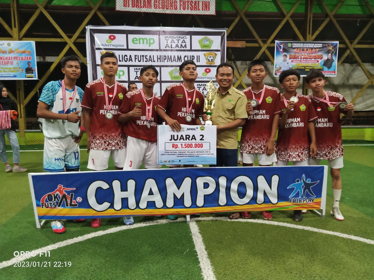 Di Sponsori PT. ITA, Liga Futsal HIPMAM Cup II Sukses Di Gelar