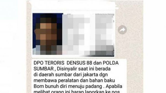 Diduga Bawa Bom ke Padang, Polisi Tangkap FH di Sijunjung