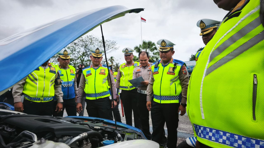Jelang Nataru, Ditlantas Polda Riau Pastikan Kesiapan Personel dan Kendaraan