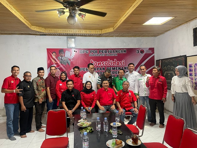 Jalin Konsolidasi Pemenangan Pilgubri, PKB Kampar Silaturahmi ke Kantor PDI Perjuangan