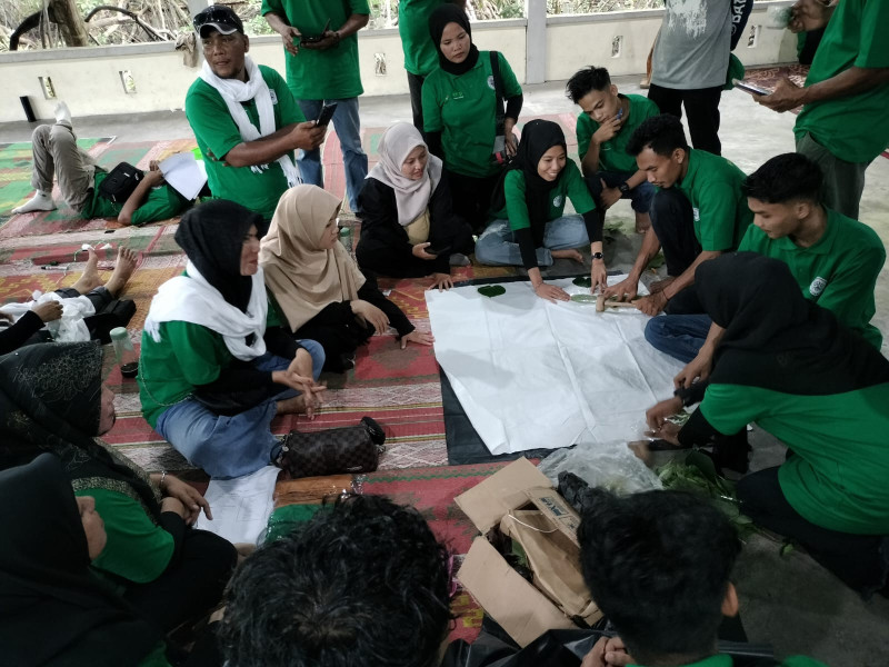 PT. ITA Bersama Laskar Mandiri Taja Pelatihan Batik Mangrove Eco Print