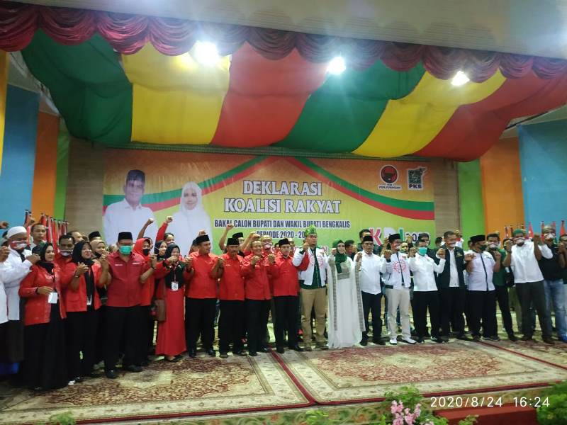 Deklarasi Koalisi Rakyat KDI, Iyeth Bustami Tampil dengan Ciri Khas Seniman