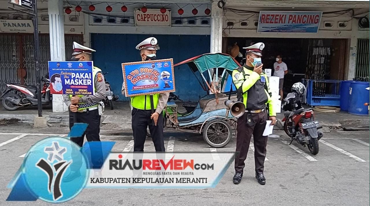 Lawan Covid-19 Dalam Operasi Zebra, Ini Yang Dilakukan Polres Meranti