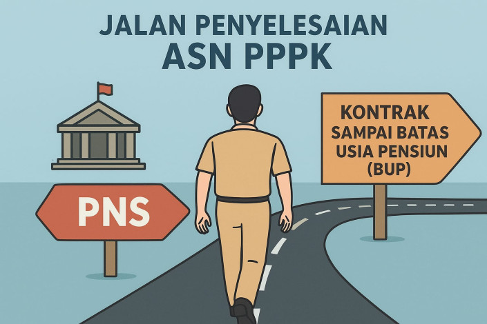 Alih Status ASN PPPK jadi PNS atau Kontrak Sampai BUP, Solusi atau Masalah Baru?