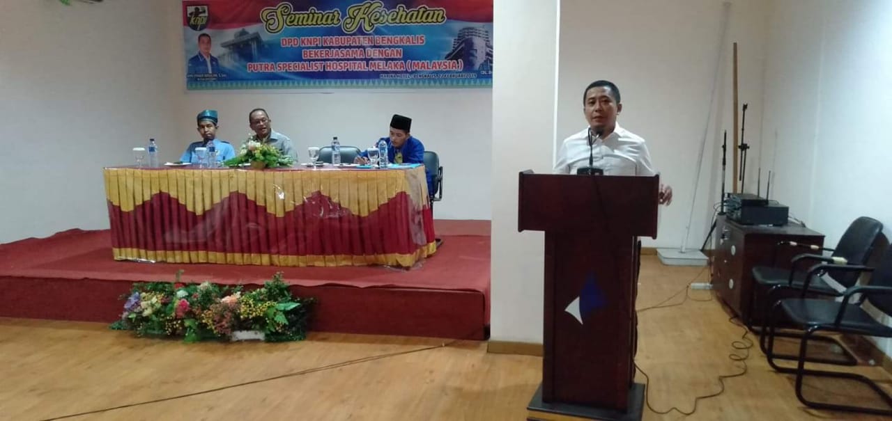 KNPI Bengkalis Gelar Seminar Kesehatan