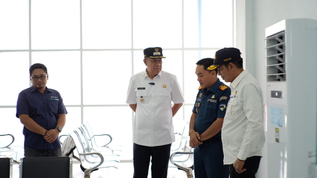 Wakil Bupati Muzamil Cek Kesiapan Pelabuhan Tanjung Harapan Selatpanjang