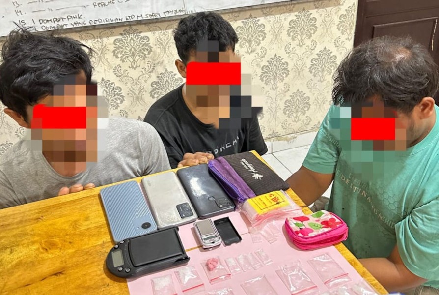 Tiga Kurir Narkoba di Perawang Ditangkap, Polisi Sita Sabu dan Ekstasi