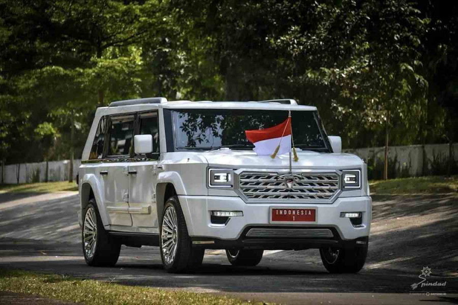 Prabowo Naiki Mobil MV3 Garuda Limousine, Begini Spesifikasinya!