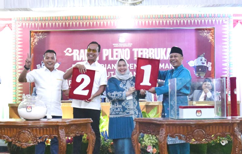 Cabut Undian Nomor Urut, KBS Nomor Urut 1, SANDI Nomor Urut 2