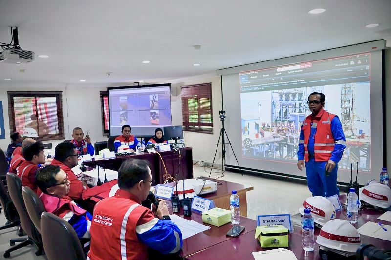 Ini Dia Simulasi Latihan Gabungan PHR, Atasi Kondisi Darurat di Pelabuhan Dumai