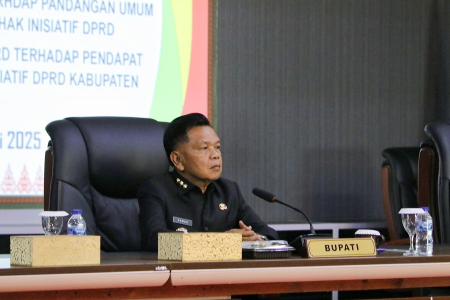 Bupati Kepulauan Meranti Sampaikan Jawaban atas Pandangan Umum Fraksi DPRD Terkait Tiga Ranperda Str