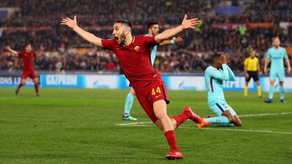 Cuma Manolas yang Ragu Roma Bisa Comeback Lawan Barcelona
