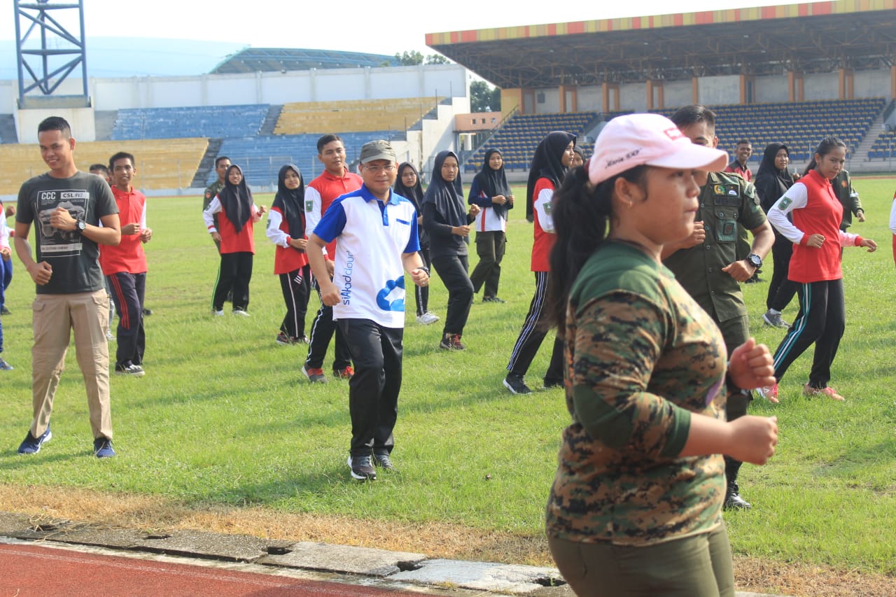 Rektor Unilak Buka Pekan Olahraga Menwa Indra Jaya Unilak