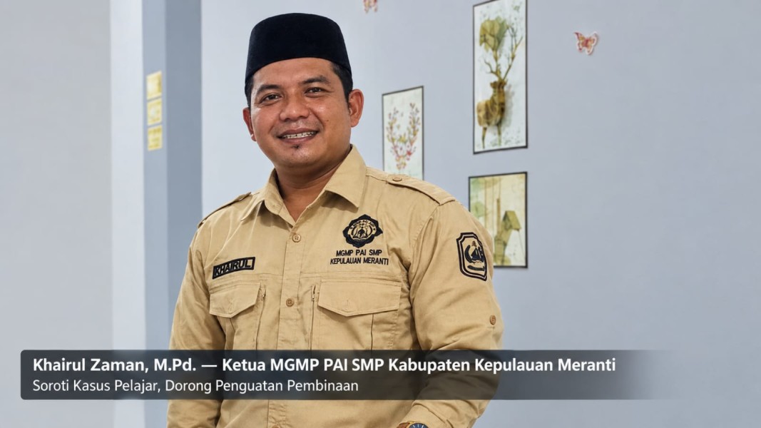 Soroti Kasus Pelajar, MGMP PAI Kepulauan Meranti Dorong Penguatan Pembinaan