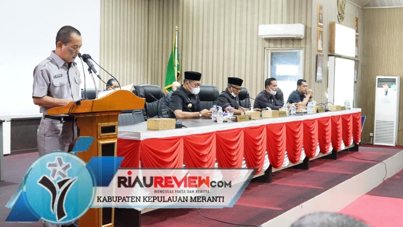 Bupati Meranti Sampaikan Jawaban Terhadap Pandangan Umum Fraksi di DPRD