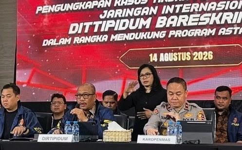 Pekanbaru Jadi Salah Satu Lokasi, Bareskrim Bongkar Judol Internasional 