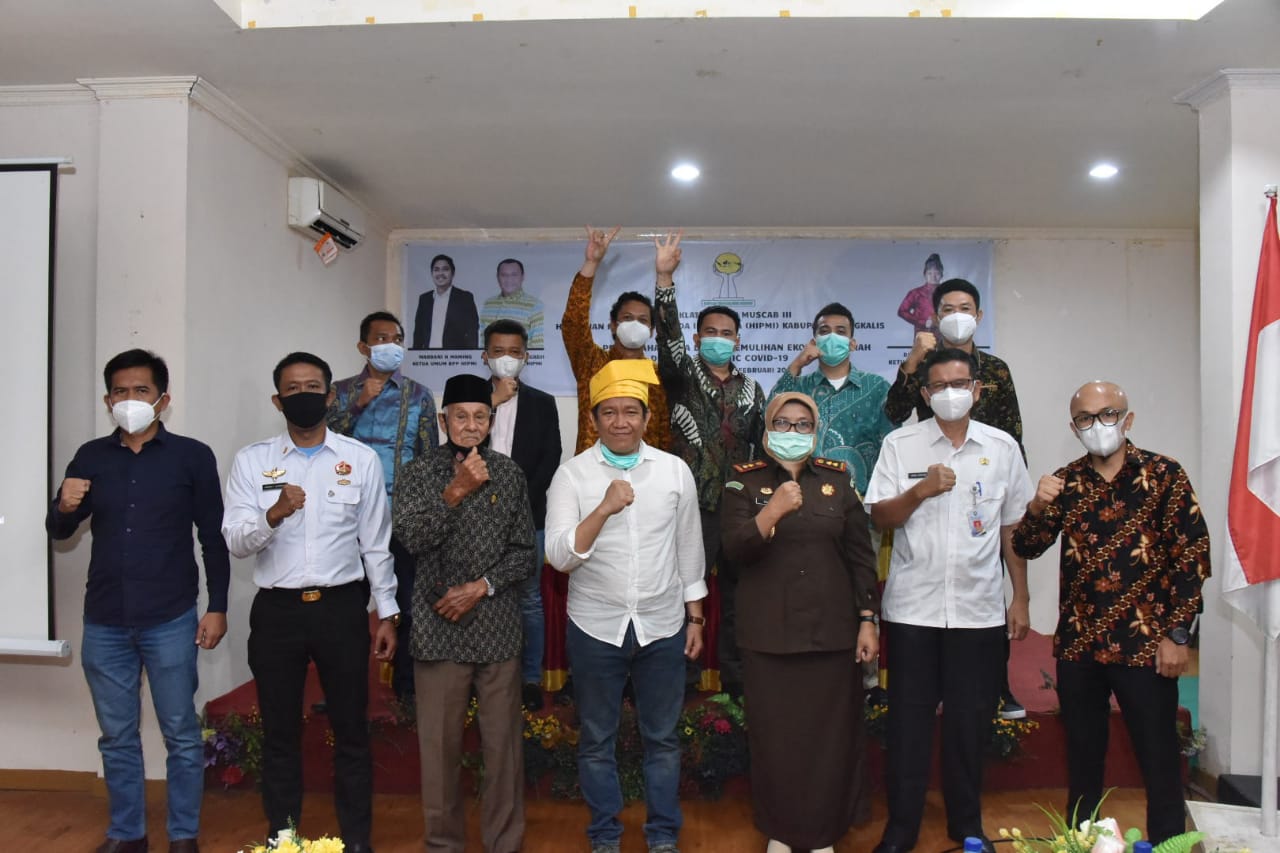 Ketum HIPMI Riau Buka Resmi Diklatcab Muscab III HIPMI Bengkalis